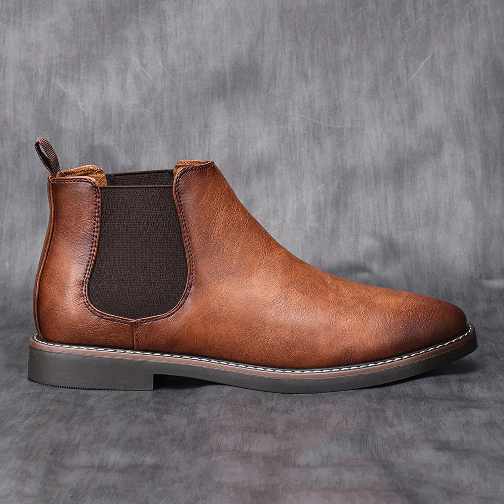 INSTOCK-Men's retro cross-border short ankle boots