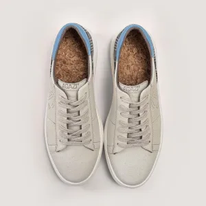 Jane Women's Apple & Corn Leather Vegan Sneakers | Sky Blue