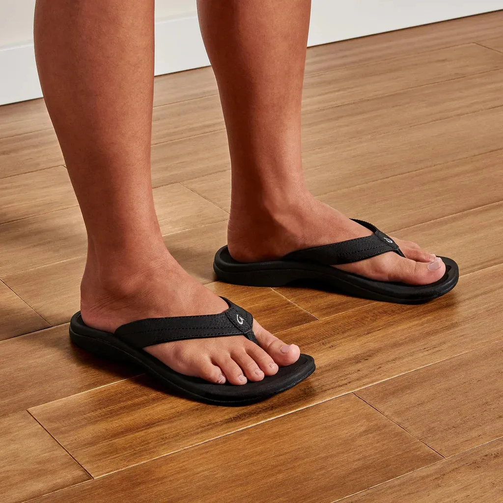 LADIES OLUKAI 'OHANA - BLACK