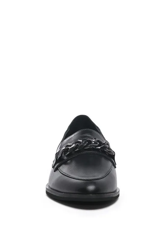 Leather Horsebit Loafers