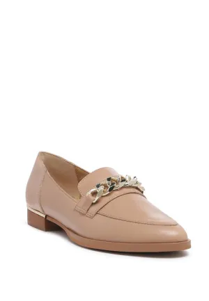 Leather Horsebit Loafers