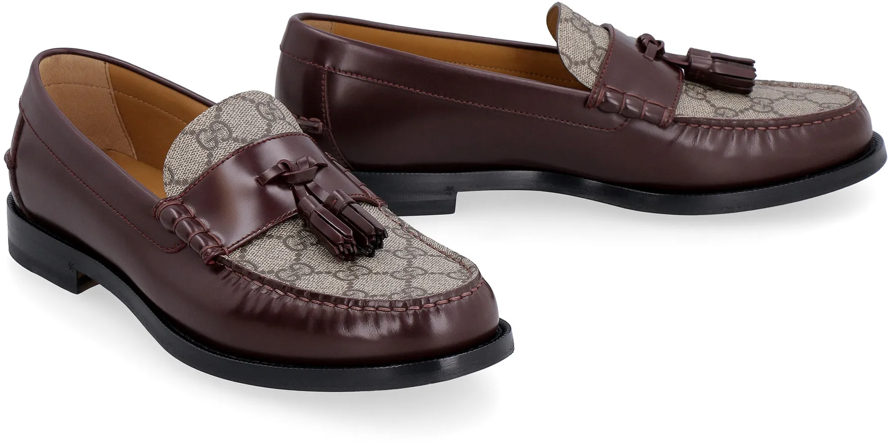 Leather loafers