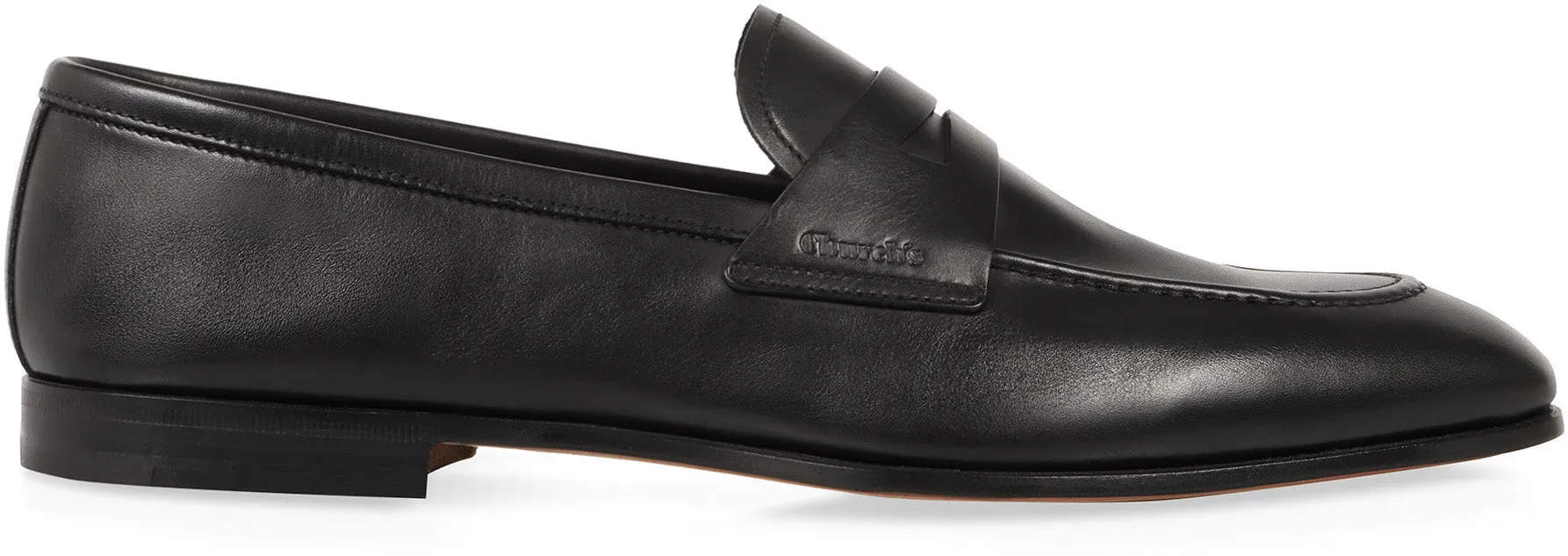 Leather loafers