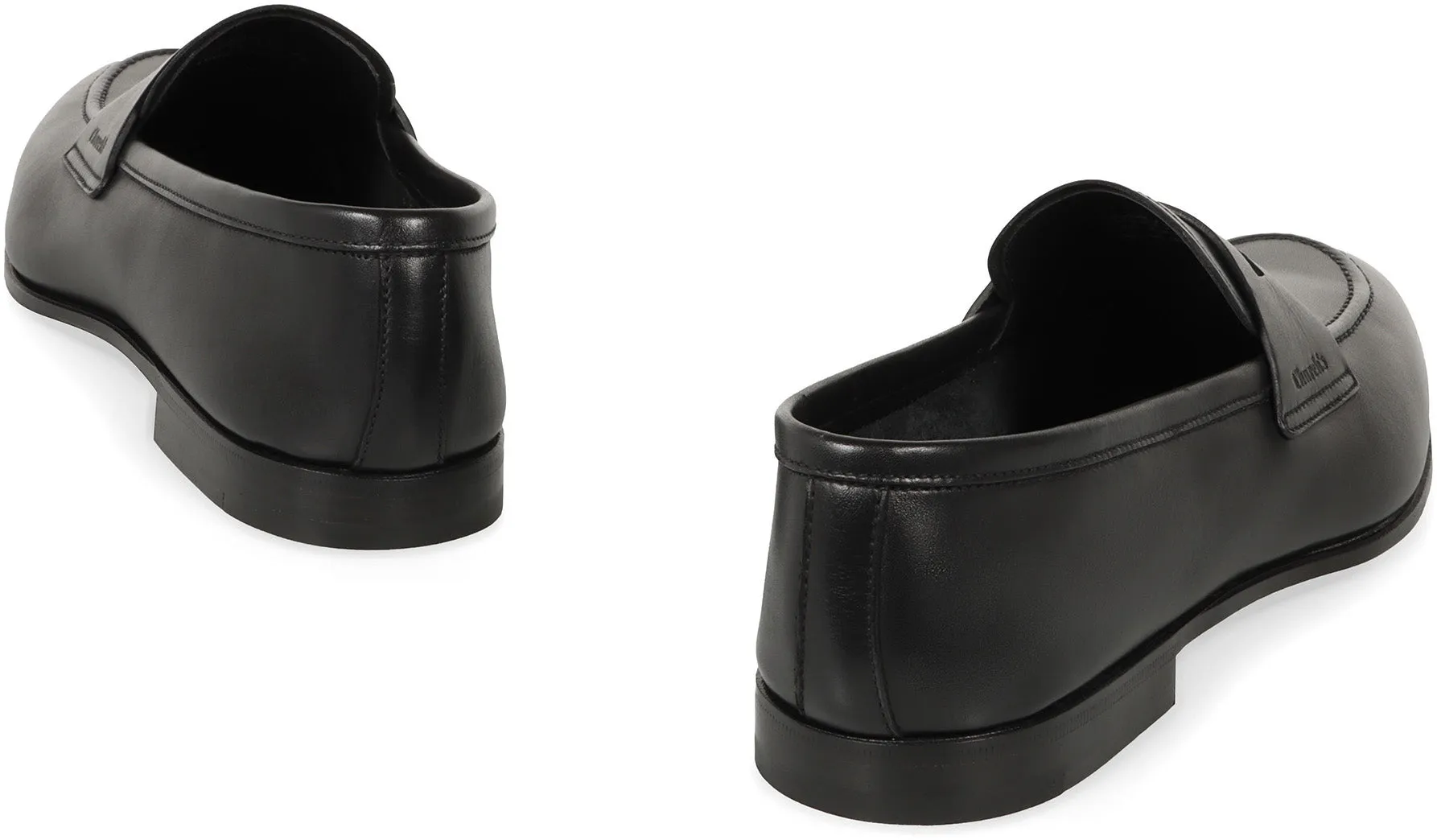 Leather loafers
