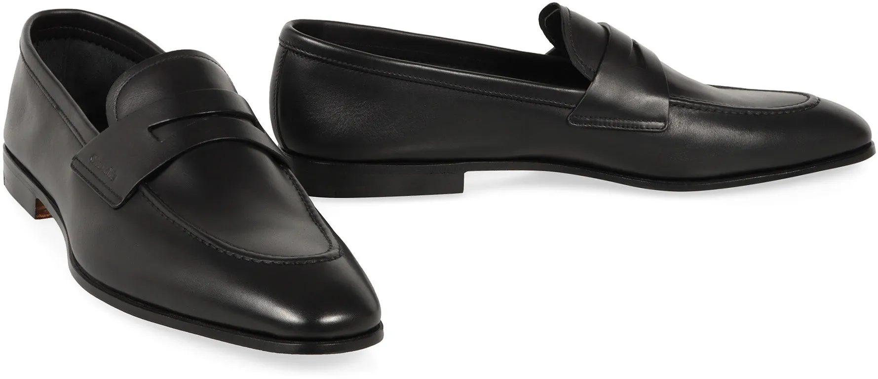 Leather loafers