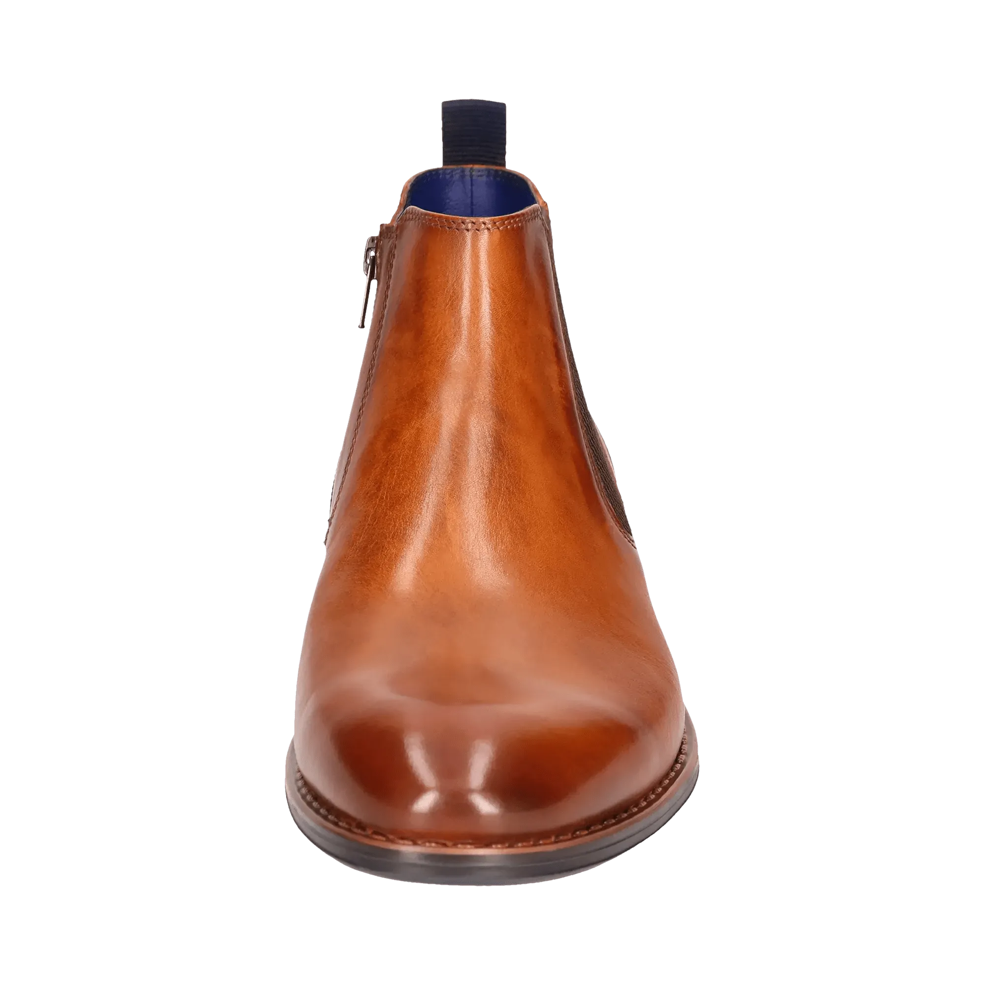 Leder Stiefel cognac