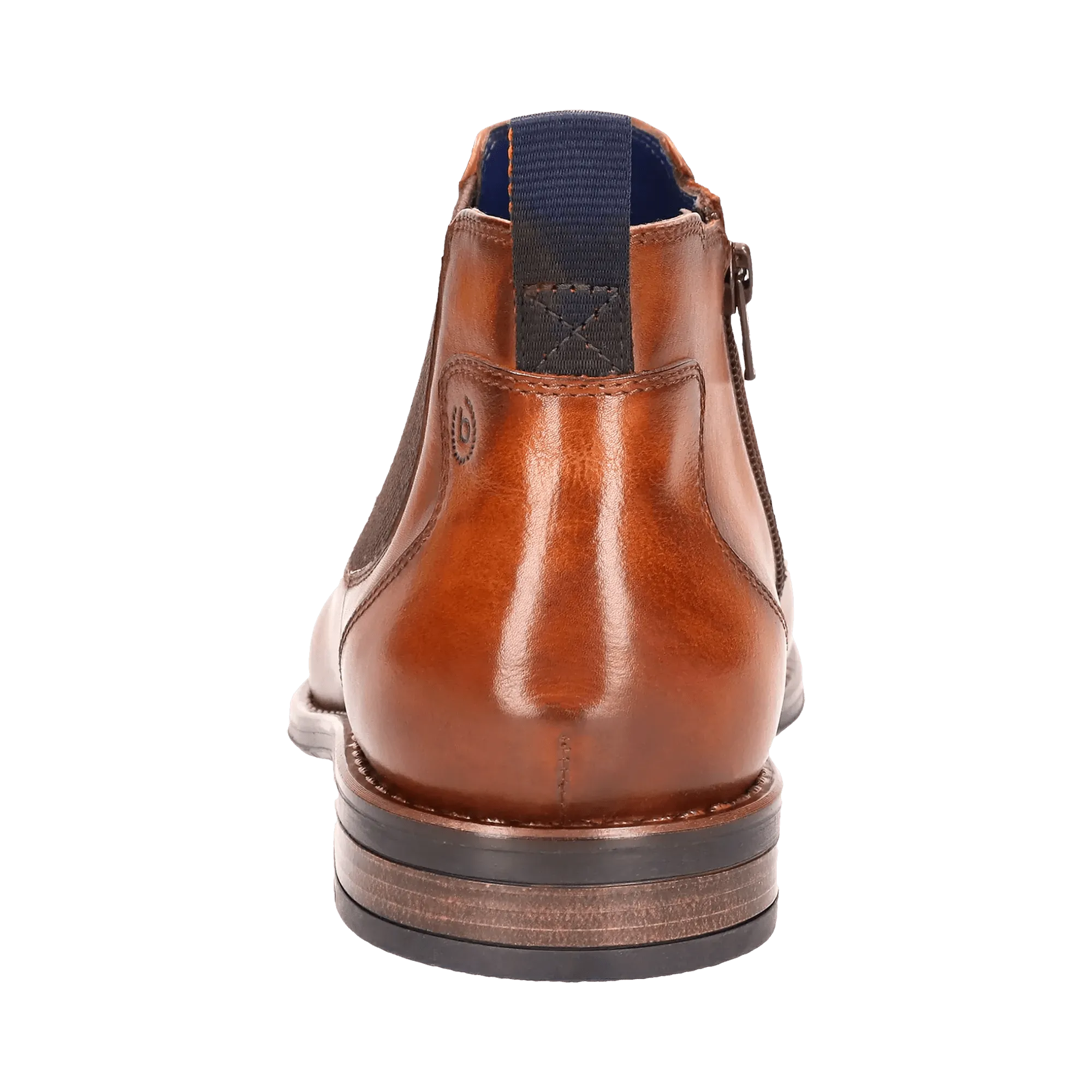 Leder Stiefel cognac