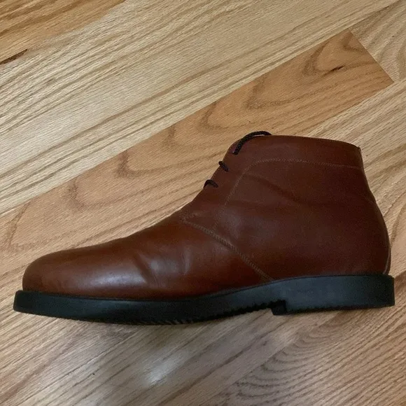 Leon Mexico handcrafted Chukka boots men’s 11 burnished brown Leather soft