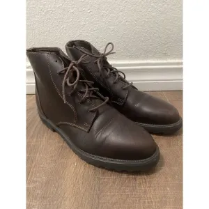 LL Bean Brown Leather Boots Size 7.5 M Lace Up Chukka Men’s New