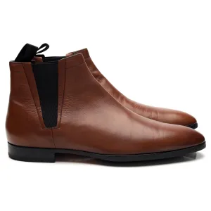 'Lorenzo Rimini' Brown Leather Chelsea Boots UK 9