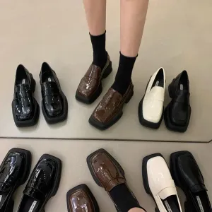 Maija Minimalist Platform Penny Loafers