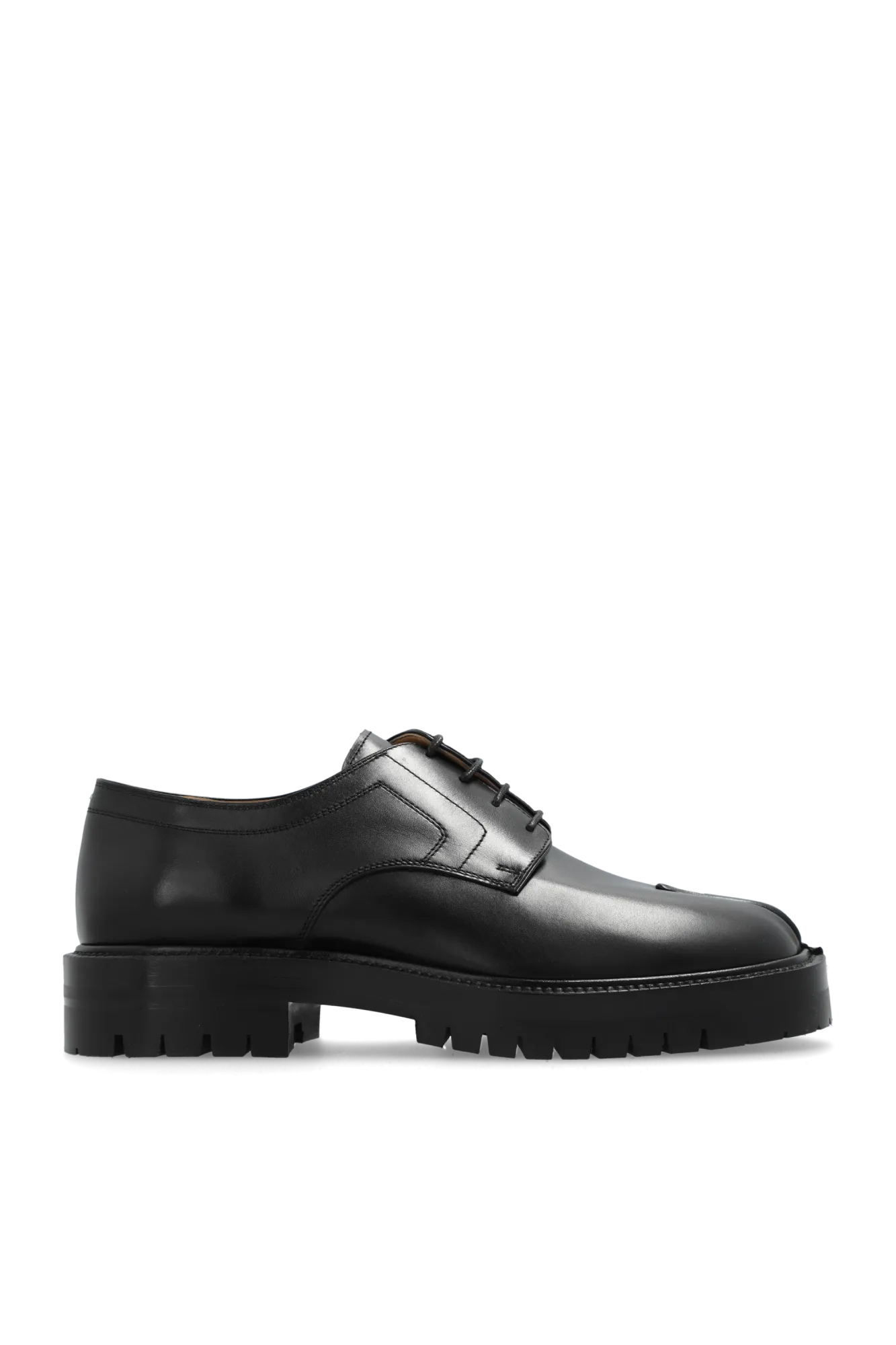 Maison Margiela Leather `tabi` Shoes