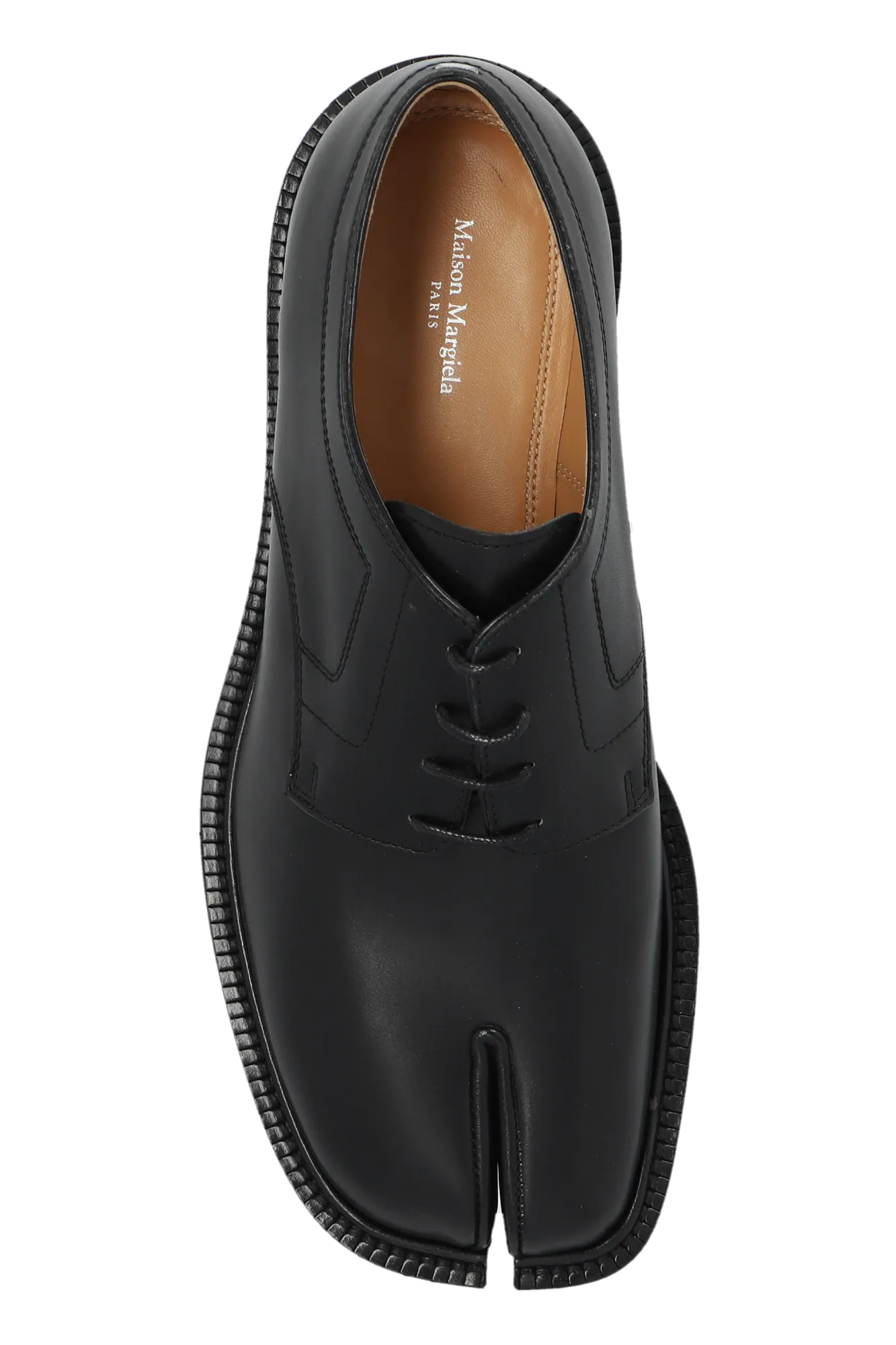 Maison Margiela Leather `tabi` Shoes