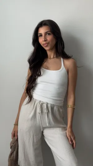 Marlee Halter Top (IVORY)