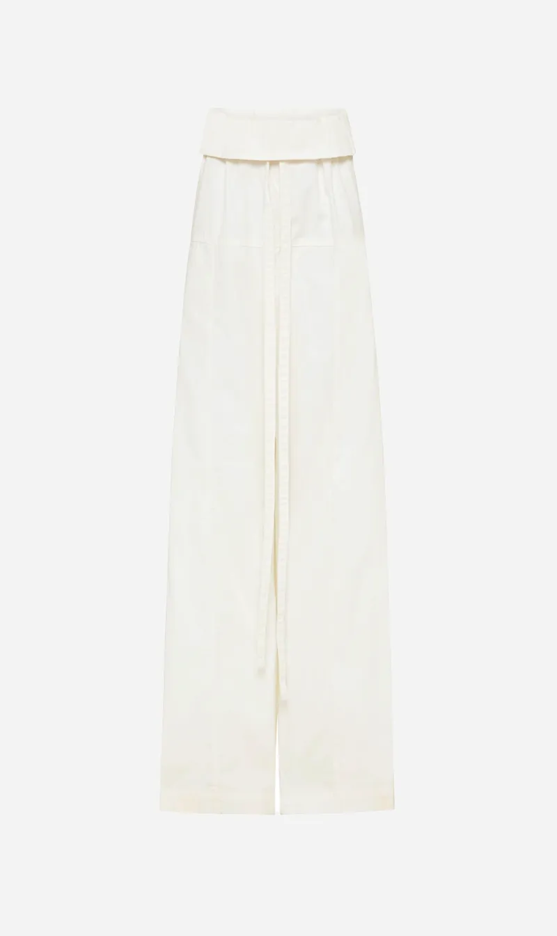 Matteau | Fisherman Drawcord Pant - White