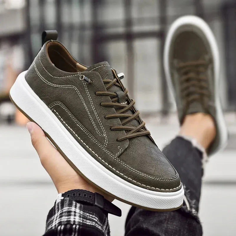 MaxFlex Herren Leder-Muller-Schuhe