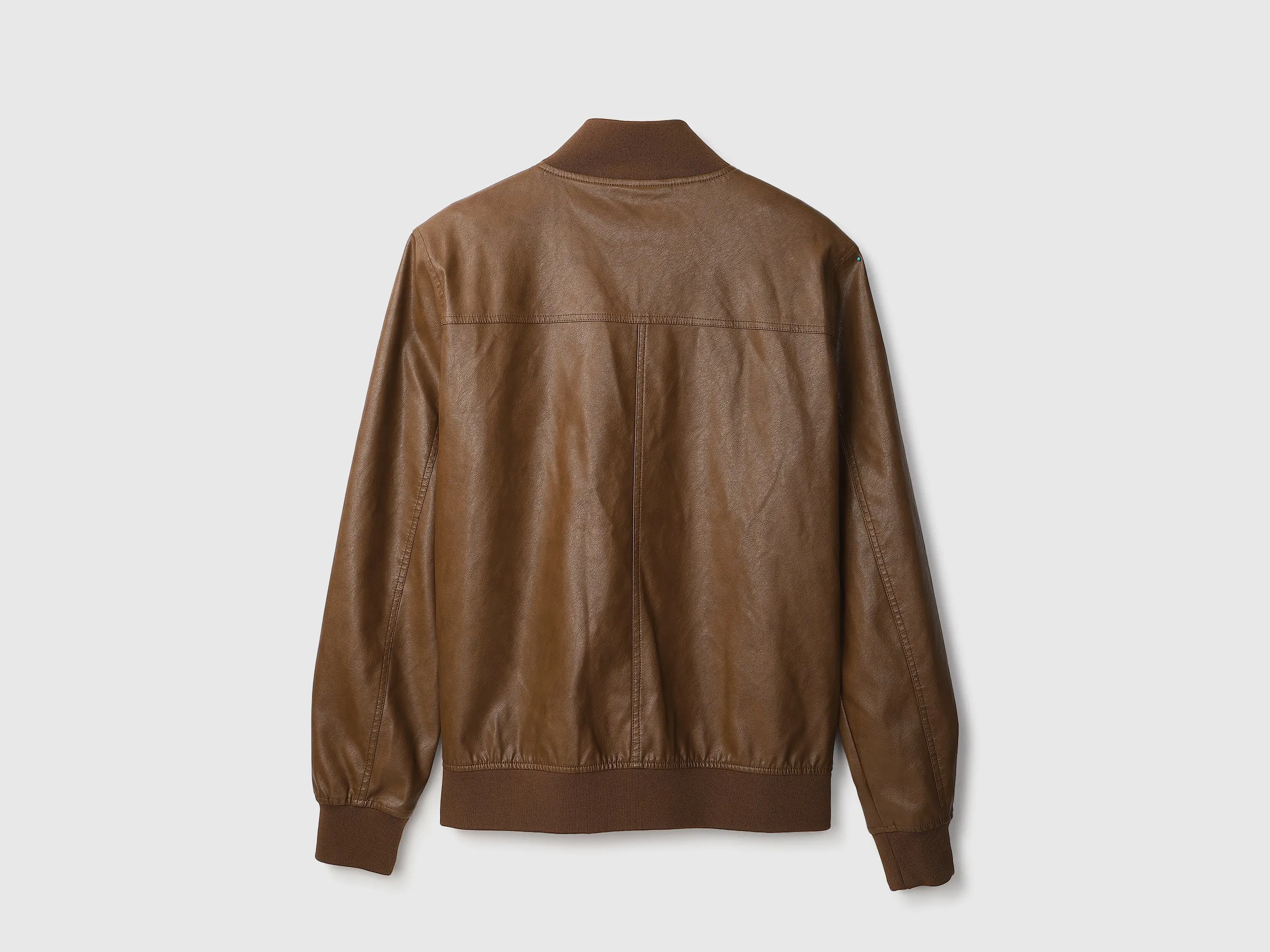 Men Solid High Neck Jacket