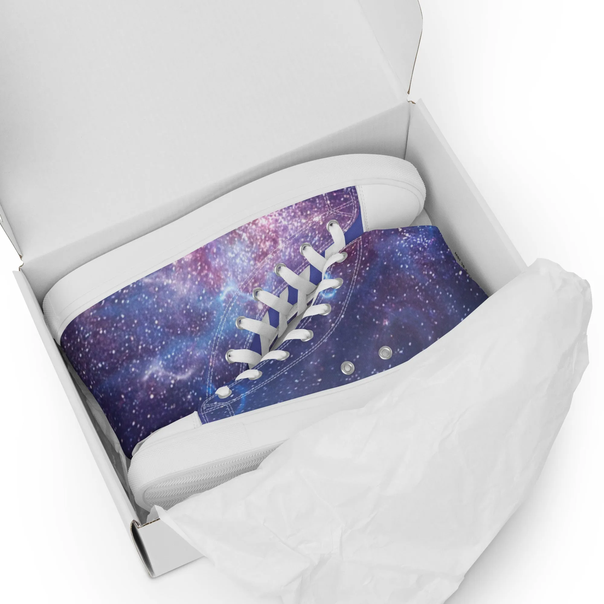 Men’s Blue Galaxy Sneakers
