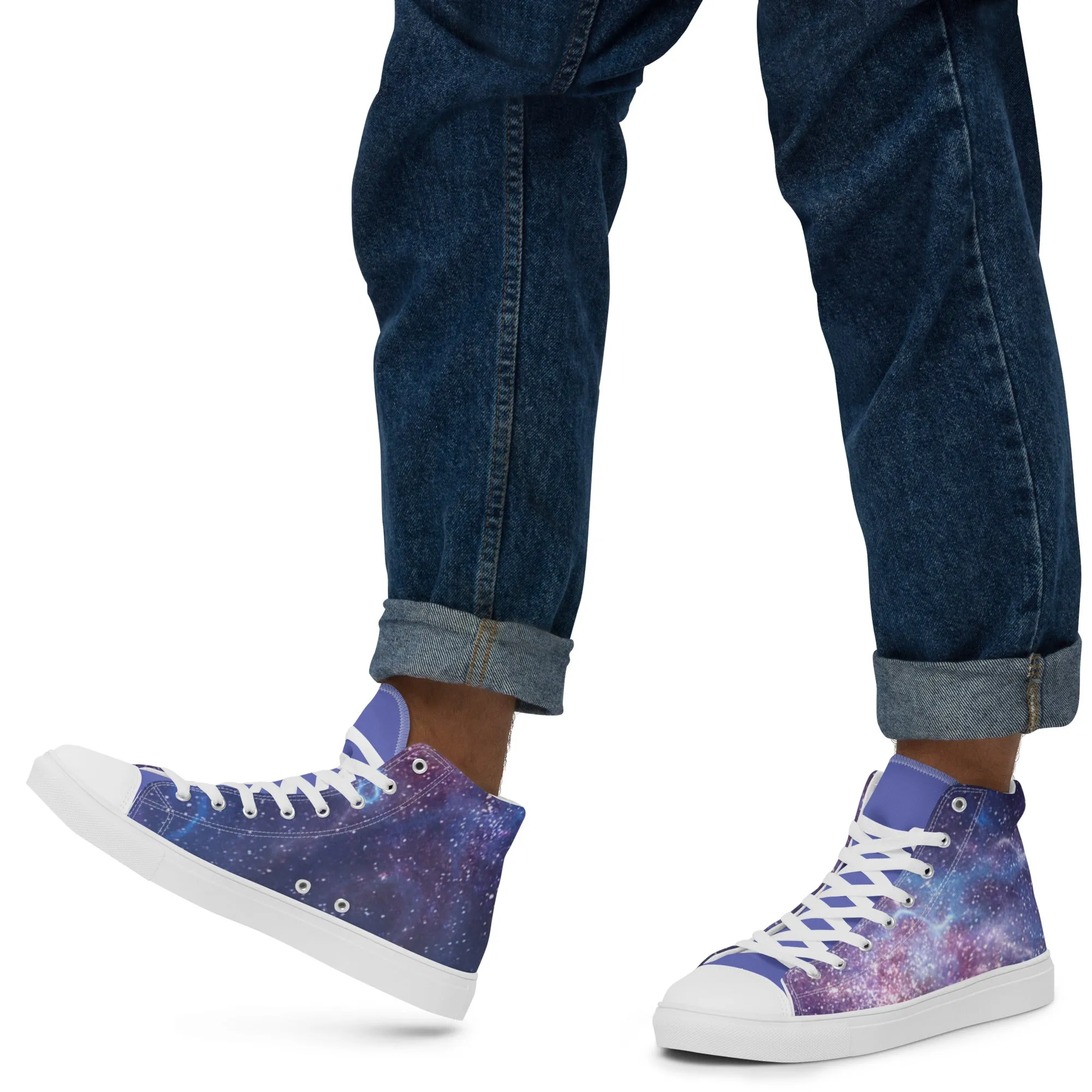 Men’s Blue Galaxy Sneakers
