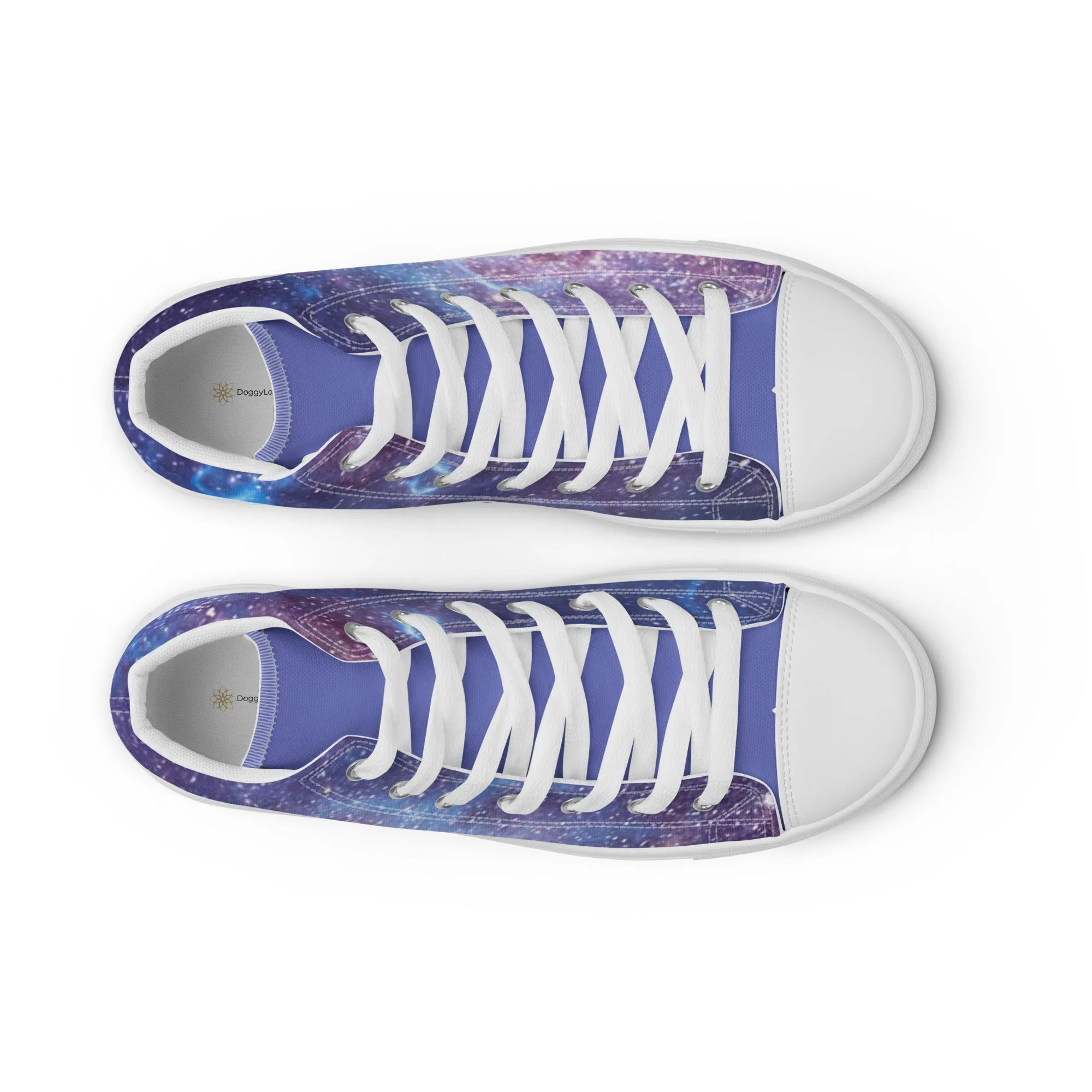 Men’s Blue Galaxy Sneakers