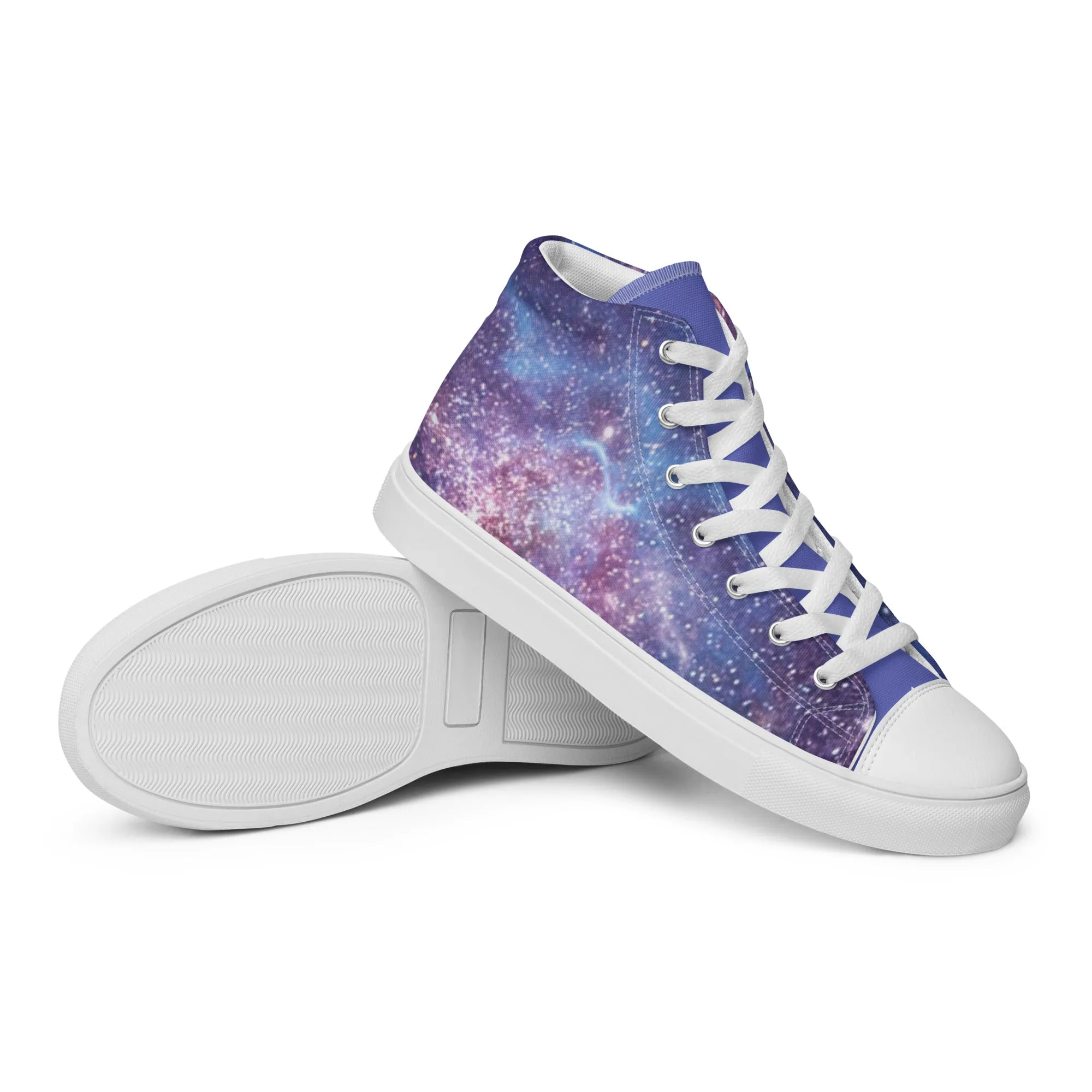 Men’s Blue Galaxy Sneakers