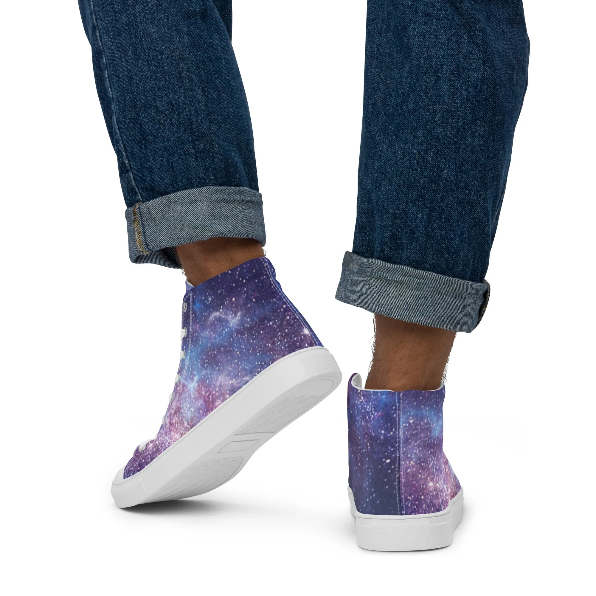 Men’s Blue Galaxy Sneakers