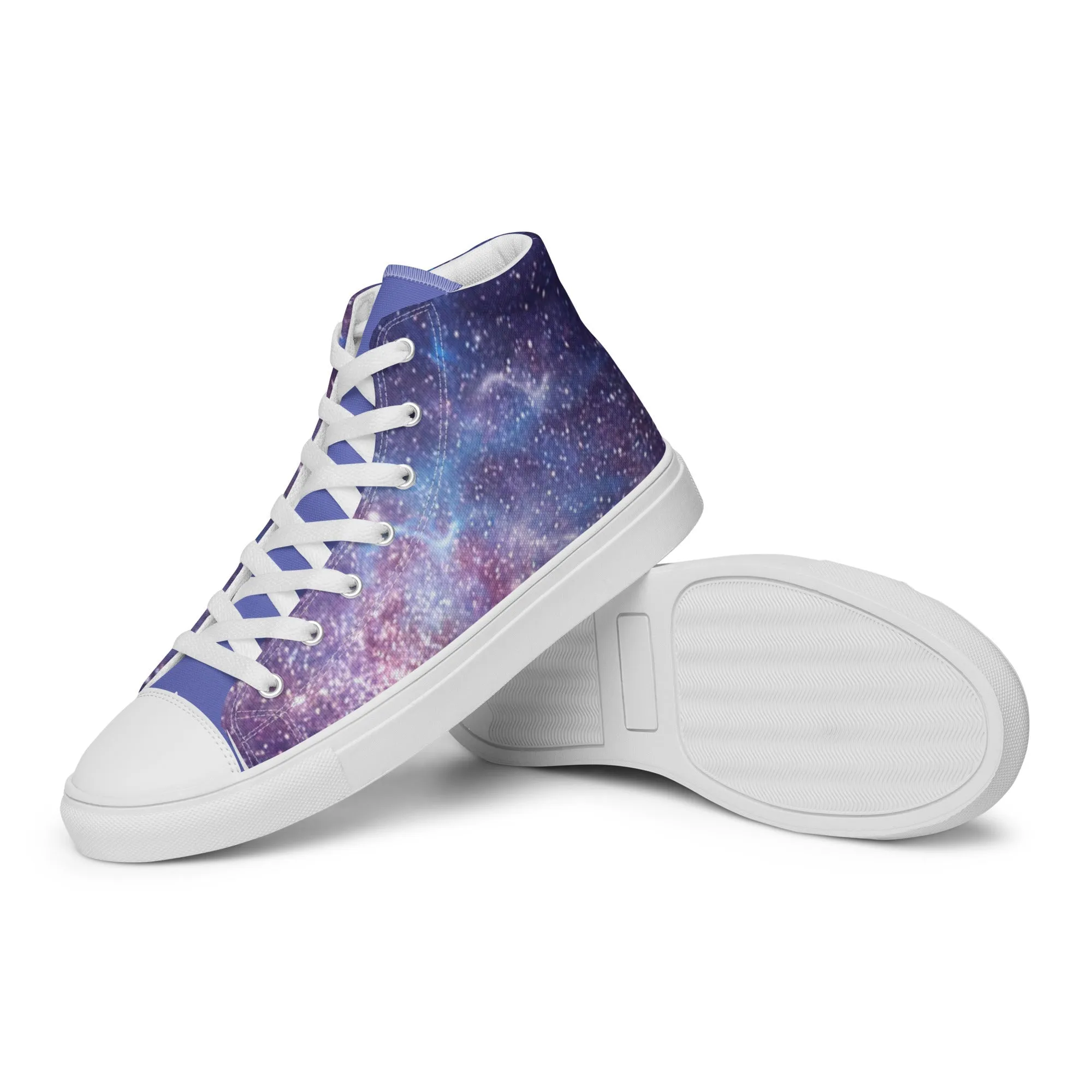 Men’s Blue Galaxy Sneakers