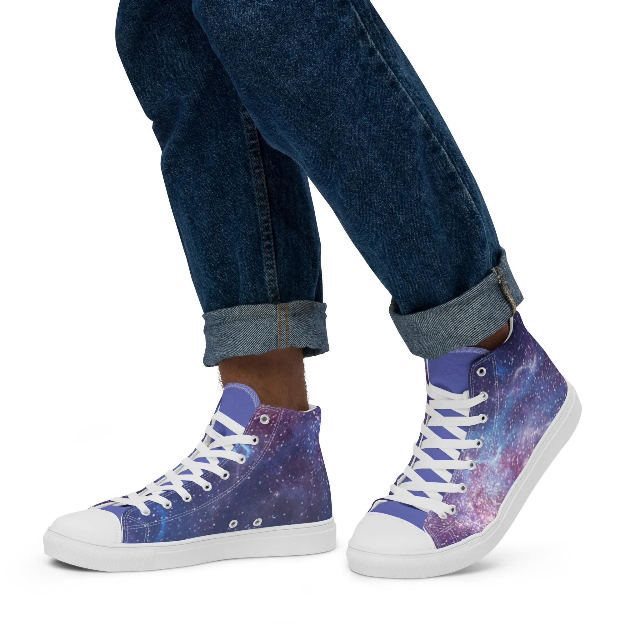 Men’s Blue Galaxy Sneakers