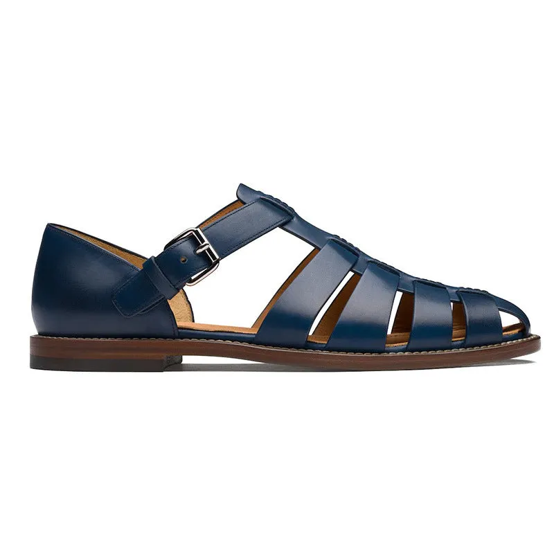 Mens Casual Buckle Up Fisherman Sandals