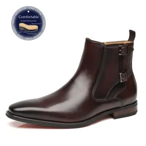 Men's Chelsea Boots Angus-3-darkbrown
