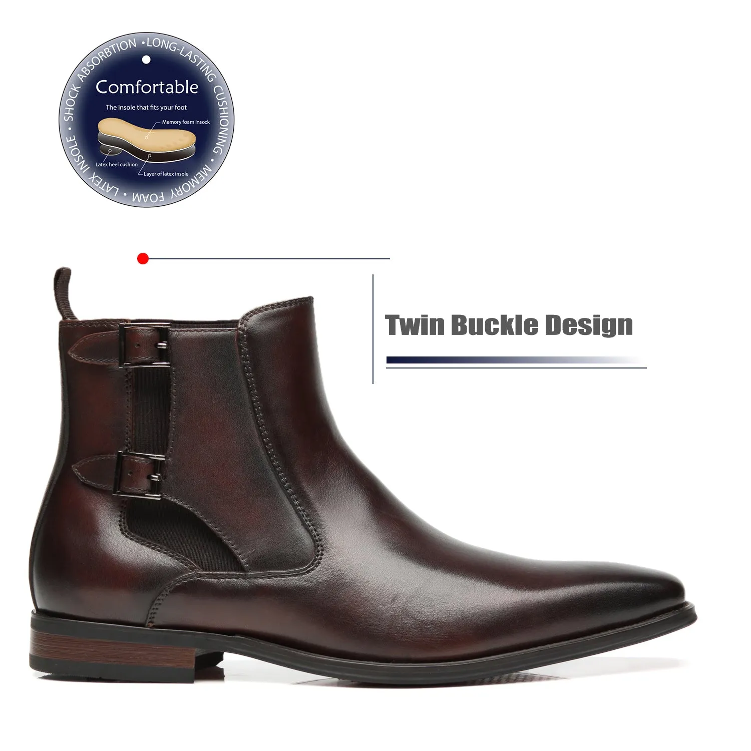 Men's Chelsea Boots Angus-3-darkbrown