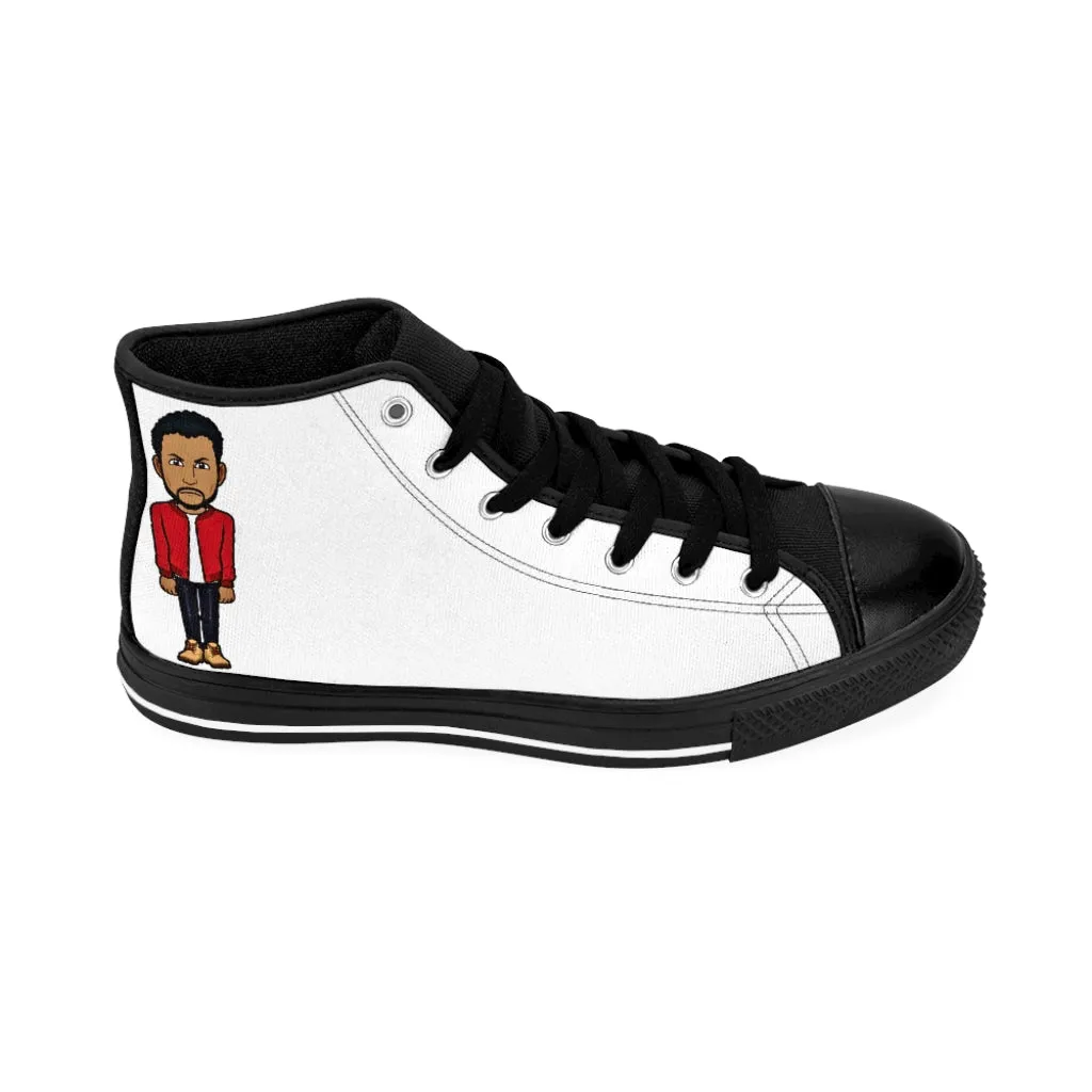 Men's Emoji High-top Sneakers
