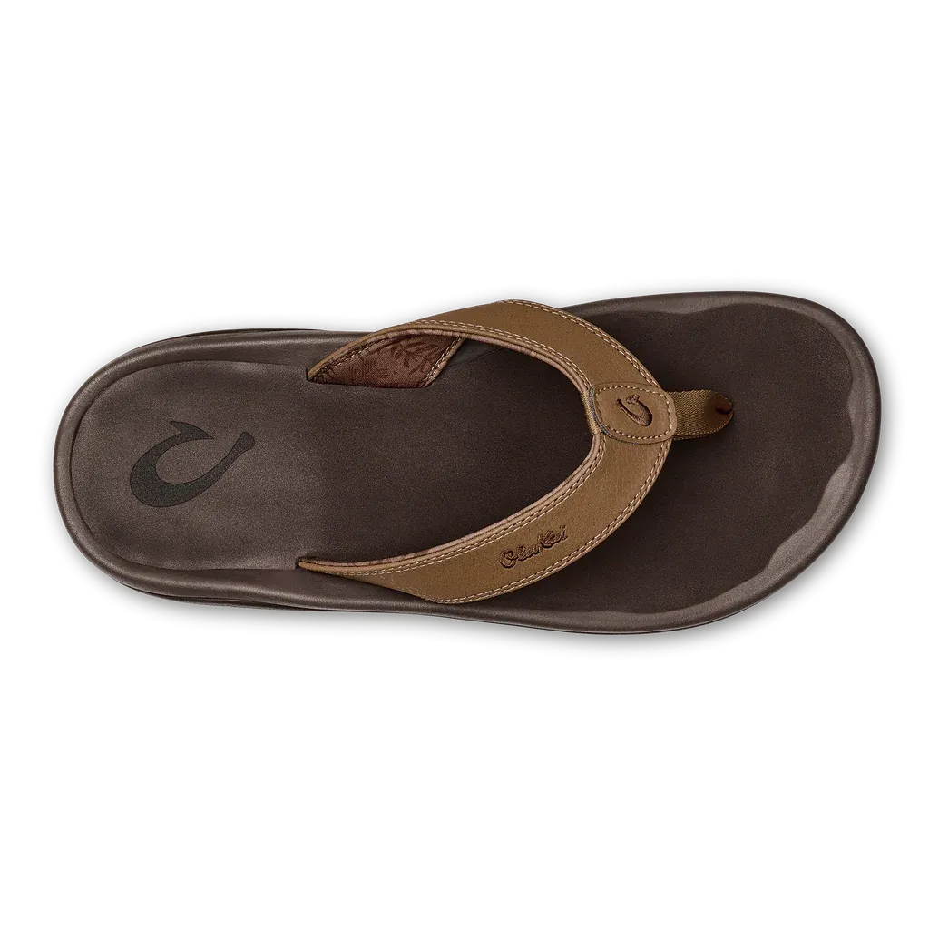 MENS OLLUKAI OHANA - TAN/DARK JAVA