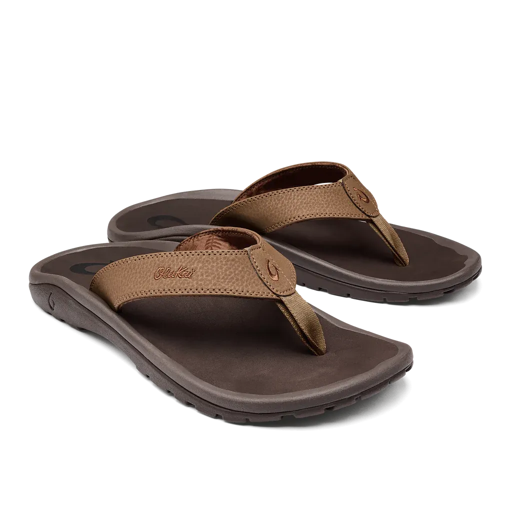 MENS OLLUKAI OHANA - TAN/DARK JAVA