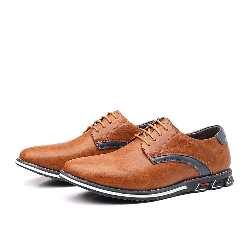 Men's Orthopedic Comfortable Walking Office Leather Shoes