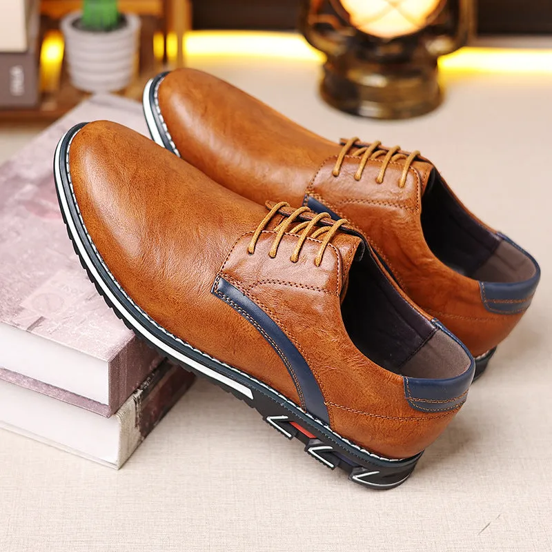 Men's Orthopedic Comfortable Walking Office Leather Shoes