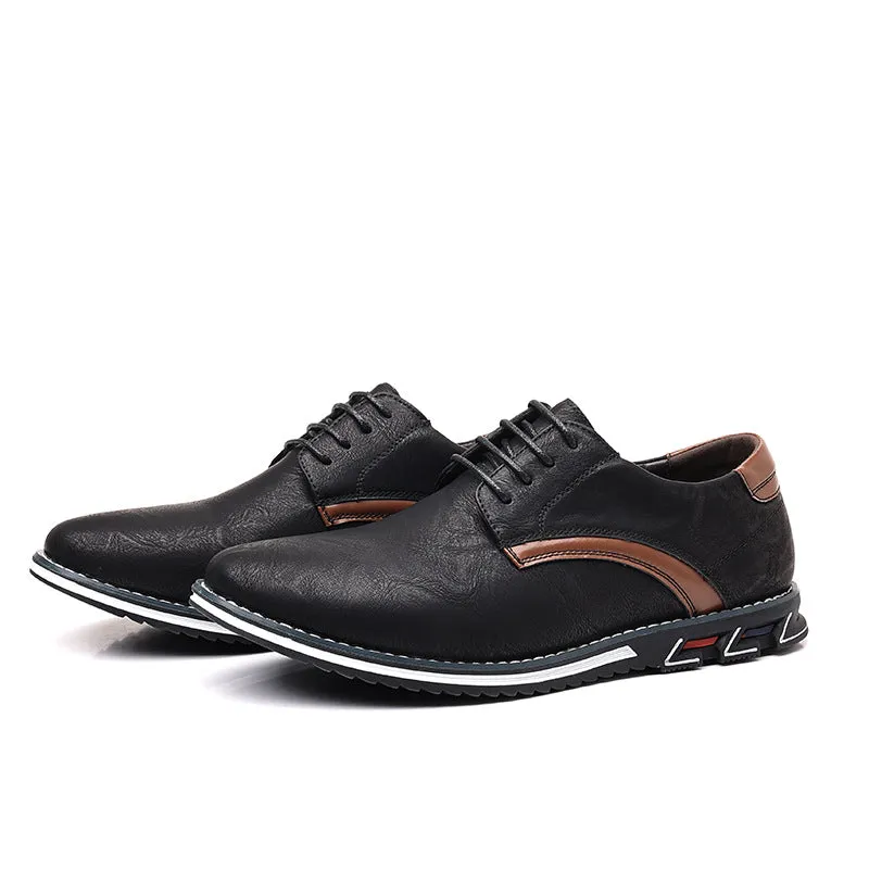Men's Orthopedic Comfortable Walking Office Leather Shoes
