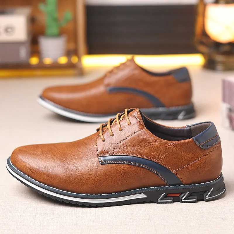 Men's Orthopedic Comfortable Walking Office Leather Shoes