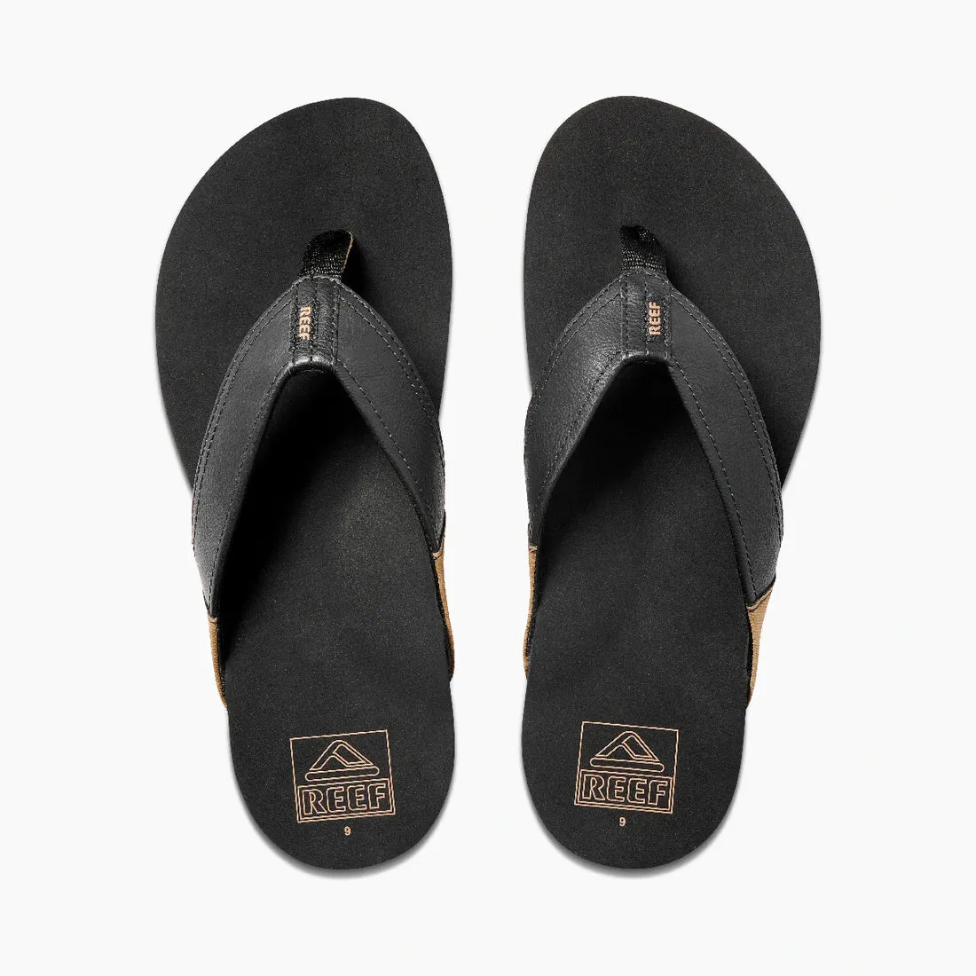 MENS REEF NEWPORT - BLACK