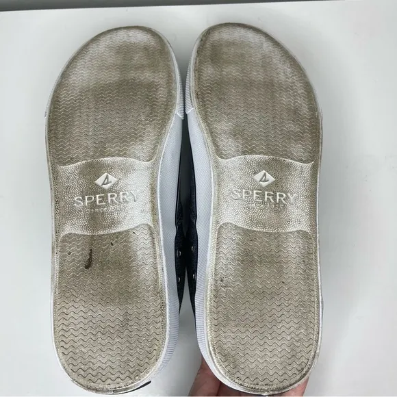 Men's Size 10 Sperry Top-Sider Striper II CVO Americana Washed Twill Sneakers