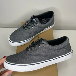 Men's Size 10 Sperry Top-Sider Striper II CVO Americana Washed Twill Sneakers