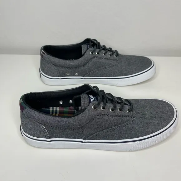 Men's Size 10 Sperry Top-Sider Striper II CVO Americana Washed Twill Sneakers