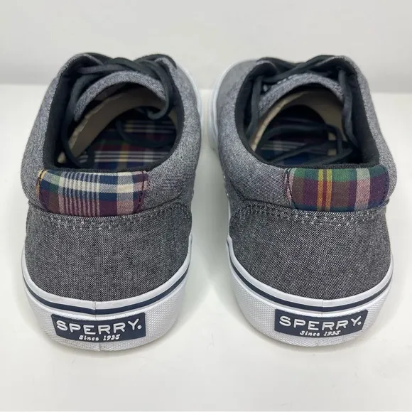 Men's Size 10 Sperry Top-Sider Striper II CVO Americana Washed Twill Sneakers