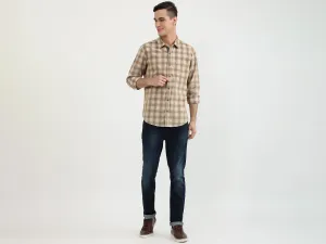 Mens Slim Fit Check Shirt