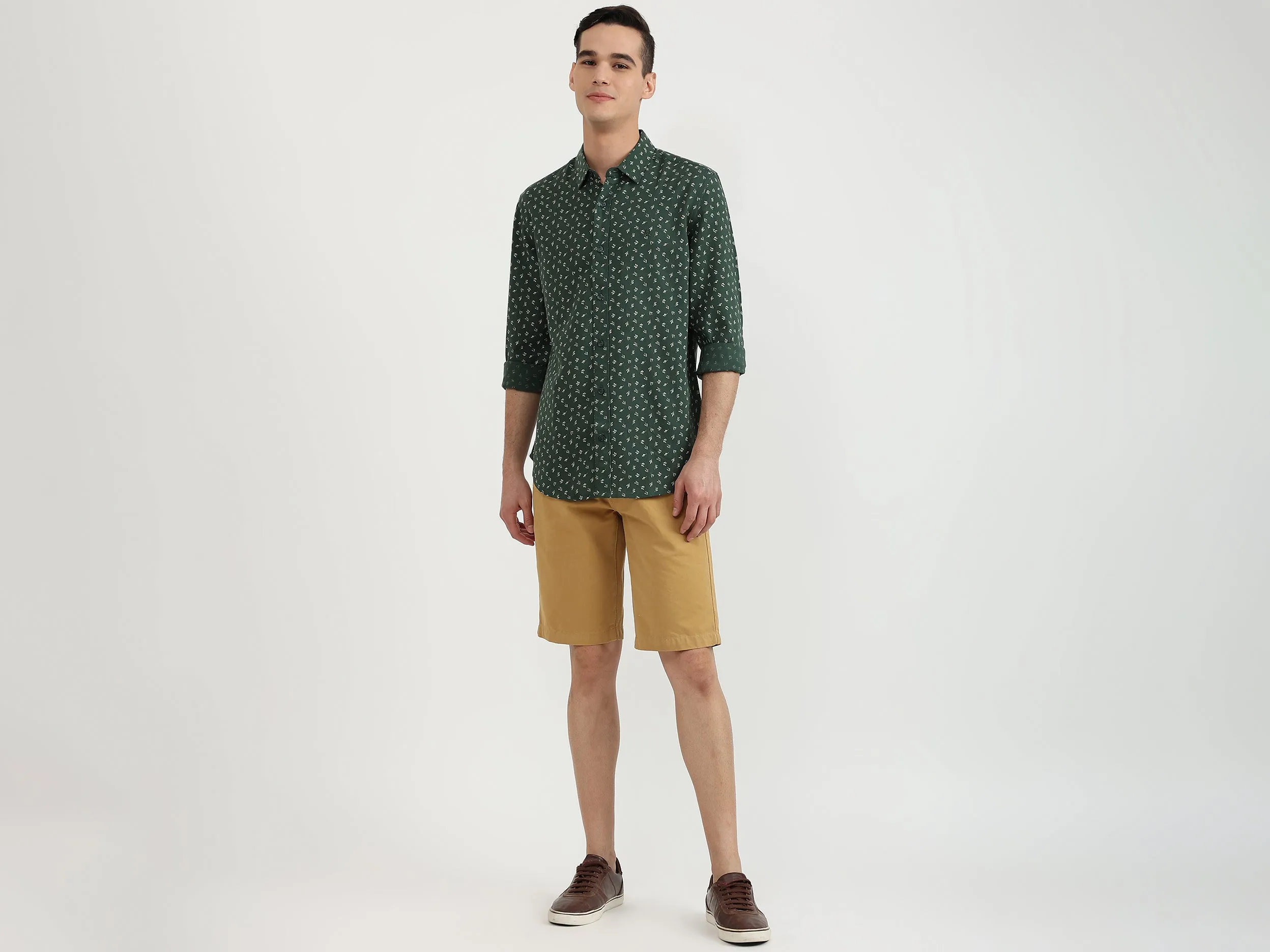 Mens Slim Fit Printed Shirt