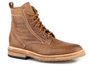 Men's Stetson Chukka Moc Boots Handcrafted Tan