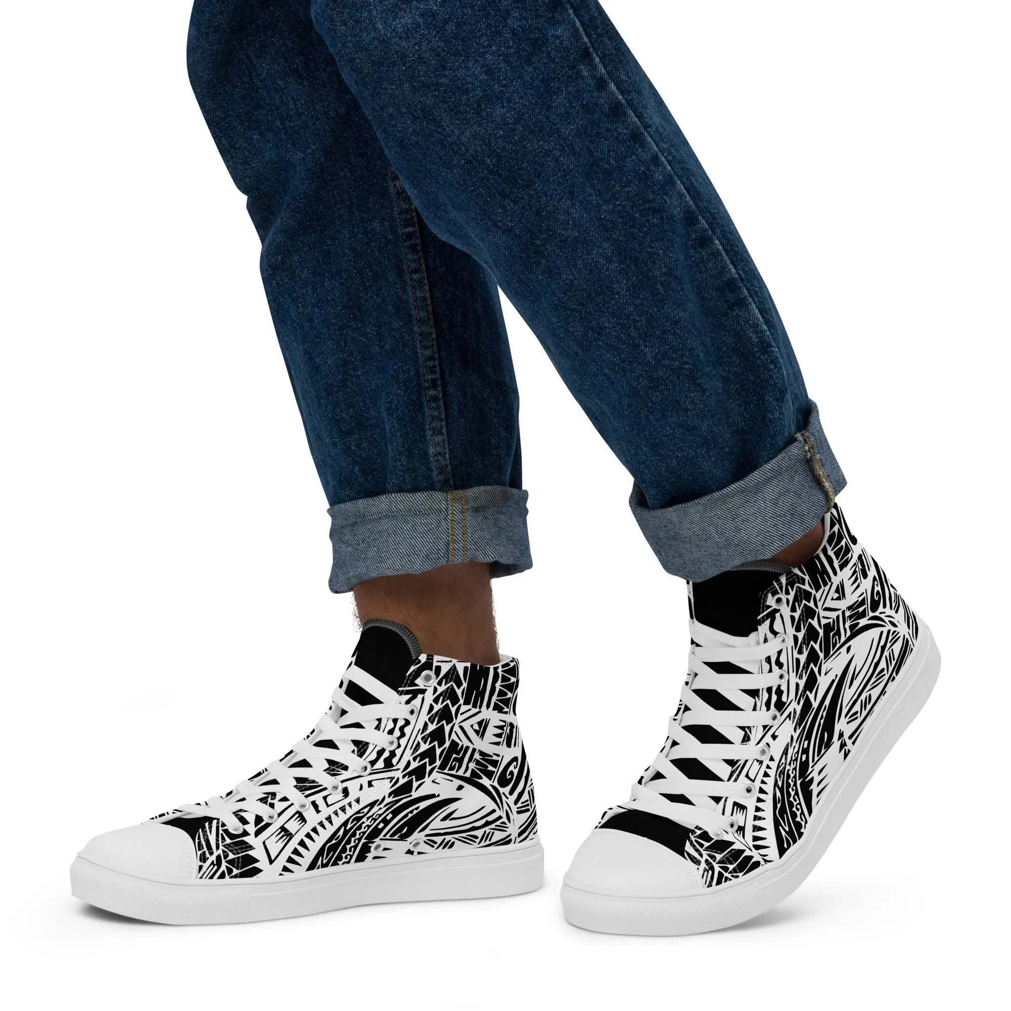 Men’s Tribal Pattern Sneakers