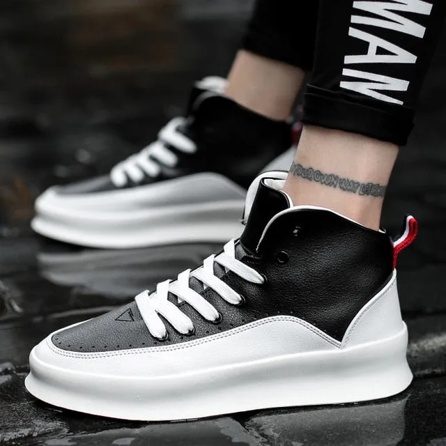 Men's Vintage High Top Street Sneakers
