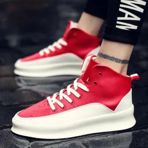 Men's Vintage High Top Street Sneakers