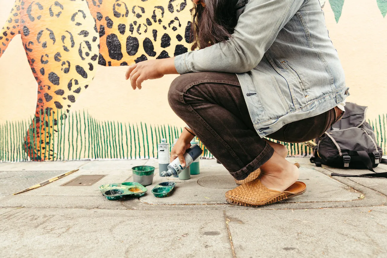Men's Woven City Slide in Honey   No Stripes